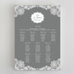 Romantic Lace Wedding Seating Plan additional 5
