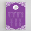 Romantic Lace Wedding Seating Plan additional 9
