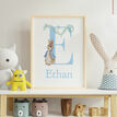Peter Rabbit Personalised Wall Print - Blue additional 2
