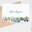 Pack of 10 Cactus Succulents Plants Thank You Note Cards additional 2