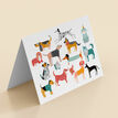 Illustrated Dogs Blank Folded Notecards additional 1