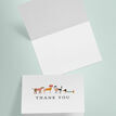 Illustrated Dogs Folded Thank You Cards additional 3