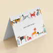 Illustrated Dogs 'Just a Note to Say' Folded Cards additional 1