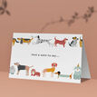 Illustrated Dogs 'Just a Note to Say' Folded Cards additional 2