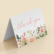 Blush Pink Floral Folded Thank You Cards additional 1