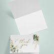 Greenery and Gold Folded Thank You Cards additional 2