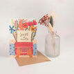 'Just A Note' Recycled Seeded Paper Greetings Card additional 3
