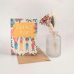 'Thank You' Floral Recycled Seeded Paper Greetings Card additional 1