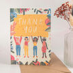 'Thank You' Floral Recycled Seeded Paper Greetings Card additional 2