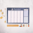 Peaceful Night Weekly Planner Desk Pad additional 1
