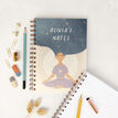 Peaceful Night Personalised Woman Star Hair Lined Notebook additional 3