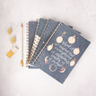 Moon Phases Celestial Star Themed Lined Notebook additional 1