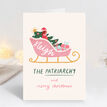 Pack of 10 'Sleigh The Patriarchy' Female Empowerment Christmas Cards additional 3