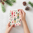 Pack of 10 Female Nutcracker Cute Festive Pattern Christmas Cards additional 3