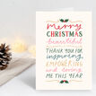 Pack of 10 'Merry Christmas Beautiful' Christmas Cards additional 1