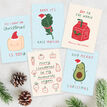 Pack of 10 Funny Vegan Themed Christmas Cards (5 Different Designs) additional 1