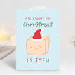 Pack of 10 Funny Vegan Themed Christmas Cards (5 Different Designs) additional 2