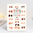 Pack of 10 'Tits the Season' Humorous Christmas Cards additional 3