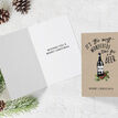 Pack of 10 Beer Themed Christmas Cards with Envelopes additional 3
