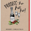 Pack of 10 Prosecco Themed Christmas Cards with Envelopes additional 2
