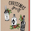 Pack of 10 'Christmas Spirits' Christmas Cards with Envelopes additional 3