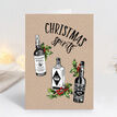 Pack of 10 'Christmas Spirits' Christmas Cards with Envelopes additional 2