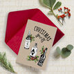 Pack of 10 'Christmas Spirits' Christmas Cards with Envelopes additional 1