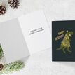Pack of 10 Illustrated Dinosaur Christmas Cards with Envelopes additional 5