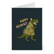 Pack of 10 Illustrated Dinosaur Christmas Cards with Envelopes additional 2