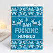 Pack of 10 Funny / Rude / Novelty Christmas Jumper Themed Cards with Envelopes additional 39