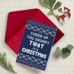 Pack of 10 Funny / Rude / Novelty Christmas Jumper Themed Cards with Envelopes additional 22