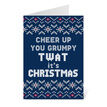 Pack of 10 Funny / Rude / Novelty Christmas Jumper Themed Cards with Envelopes additional 3