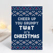 Pack of 10 Funny / Rude / Novelty Christmas Jumper Themed Cards with Envelopes additional 31
