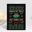 Pack of 10 Funny / Rude / Novelty Christmas Jumper Themed Cards with Envelopes additional 34