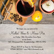 Mulled Wine & Mince Pies Personalised Christmas Party Invitations additional 2