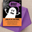 Halloween Ghost Birthday Party Invitation additional 2