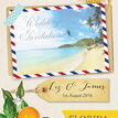 Florida Beach Postcard Wedding Invitation additional 4