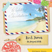 Mexico Beach Postcard Wedding Invitation additional 5