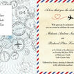 Vintage Airmail Passport Wedding Invitation additional 5