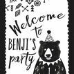 Grizzly Bear Welcome Party Sign additional 1
