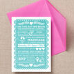 Mexican Inspired Papel Picado Wedding Invitation additional 4