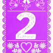 Mexican Inspired Papel Picado Table Number additional 4