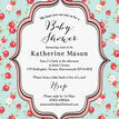 Vintage Rose Baby Shower Invitation additional 4