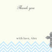 Ornate Cross Christening / Baptism Thank You Cards additional 4