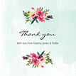 Watercolour Floral Thank You Cards additional 4