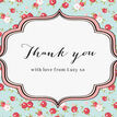 Vintage Rose Thank You Cards additional 4
