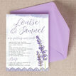 Lilac & Lavender Wedding Invitation additional 2