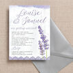 Lilac & Lavender Wedding Invitation additional 4