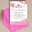 Cherry Blossom Evening Reception Invitation additional 2