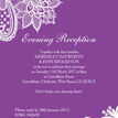 Romantic Lace Evening Reception Invitation additional 8